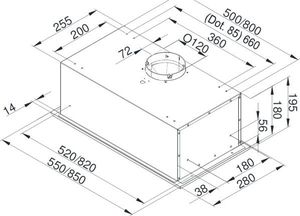 Okap Kernau KBH 07551 X3 2