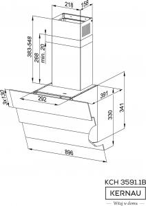 Okap Kernau KCH 3591.1 B 2