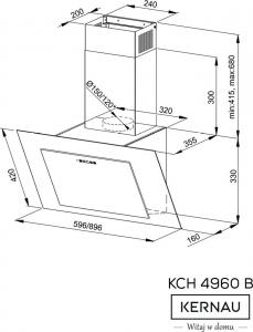 Okap Kernau KCH 4960 B 2