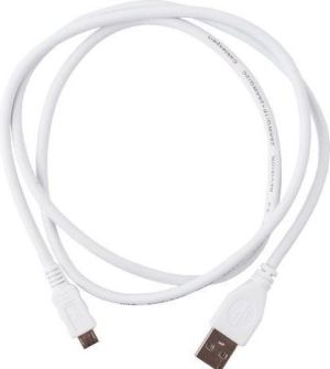 Kabel USB Gembird USB-A - microUSB 0.5 m Biały (CCP-MUSB2-AMBM-W-0.5M) 2