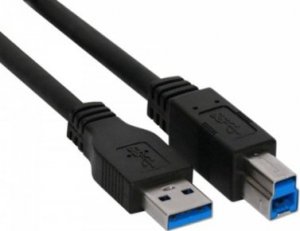 Kabel USB Impuls-PC USB-A - USB-B 1.8 m Czarny (USB 3.0 1,8m pb) 1
