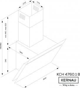 Okap Kernau KCH 4760.1 B 2
