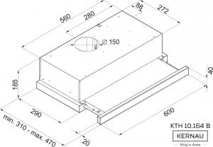Okap Kernau KTH 10.164 B 2