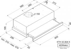 Okap Kernau KTH 10.164 X 2