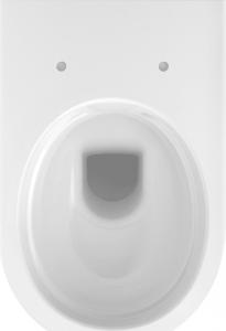 Miska WC Koło Nova Pro Premium lejowa Rimfree, wisząca, owalna, z półkrytymi mocowaniami (M33126000) 2