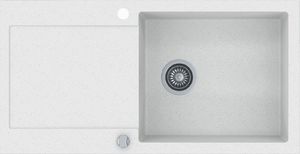 Zlewozmywak Kernau Zlewozmywak granitowy Kernau KGS H 6097 1B1D White 2