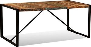 Elior Industrialny stół Elinor 2R 180 cm - drewno regenerowane 1
