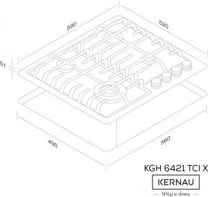 Płyta grzewcza Kernau KGH 6421 TCI X 2