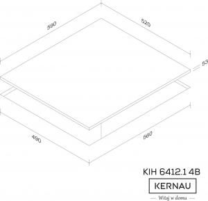 Płyta grzewcza Kernau KIH 6412.1-4B 2