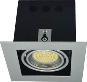 Kobi Kobi Oprawa kasetonowa halogenowa LED kwadratowa ruchoma z gniazdem GU10 1
