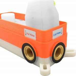 Bateria umywalkowa Rea REA-B0181 BATERIA SONIC BLACK UMYWALKOWA PODTYNKOWA + BOX REA // BR.SONIC+BOX-BLACK 3