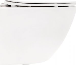 Miska WC Rea REA-C2760 MISKA WISZĄCA REA CARLO MINI RIMLESS FLAT Z DESKĄ DUROPLAST WOLNOOPAD // CE.REA.MW-CARLO-MINI-RIM-FLAT 3