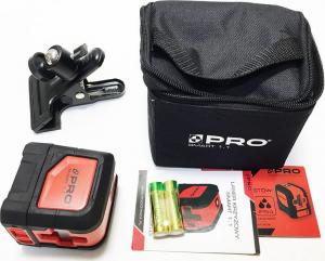 PRO Laser krzyżowy 100-L1-045 czerwony 20 m 2