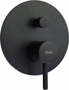 Zestaw prysznicowy Rea REA-P6300 ZESTAW WANNOWY PODTYNKOWY LUNGO BLACK MAT REA // N.REA.WANN-LUNGO-BLACK 4