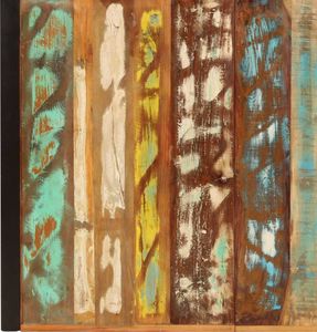 Elior Stół drewniany malowany Veriz wielokolorowy 3