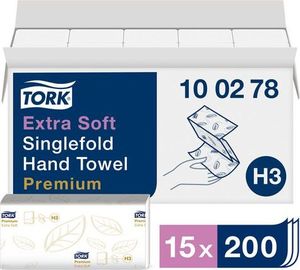 Tork TORK Ręcznik w składance ZZ (Classic System), 23 x 23 cm biały 1