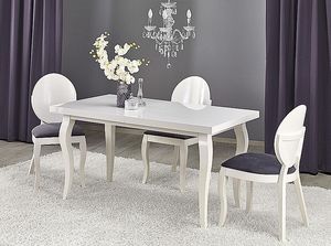 Elior Stół rozkładany Torres 140-180 cm - biały 1