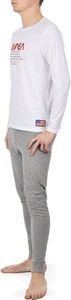 NASA Piżama Nasa Pyjama Big-Worm White/Grey NASA-PAJAMAS8 M 1