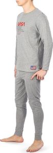 NASA Piżama Nasa Pyjama Big-Worm Grey/Grey NASA-PAJAMAS5 S 1