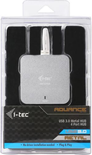 HUB USB I-TEC 4x USB-A 3.0 (U3HUBMETAL402) 5
