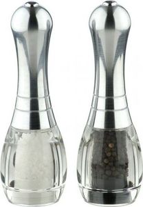 Młynek do przypraw DMD Zestaw młynków DMD 2szt - Skittle Chrome 18,5 cm uniwersalny 1