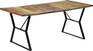Elior Stół z drewna Javis 2X wielokolorowy 1
