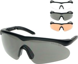 Swiss Eye Swiss Eye Okulary Taktyczne Raptor + 3 Kolory Szkieł Czarne uniwersalny 1