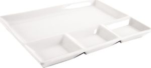 Orion Talerz porcelanowy dzielony do serwowania taca 1