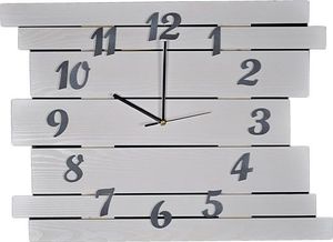 Elior duży zegar drewniany Liptos 6R - 11 kolorów Różowy (766.1559) 1