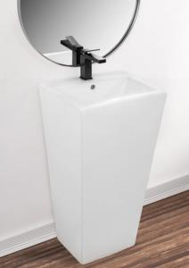 Umywalka Rea Daria wolnostojąca 44cm biała 3