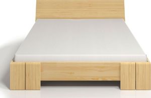 Elior Drewniane wysokie łóżko skandynawskie Verlos 4X - 6 rozmiarów 140x200cm 1