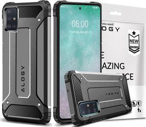 Alogy Etui na telefon Alogy Hard Armor do Huawei P Smart 2019 / Honor 10 lite srebrne uniwersalny 6