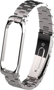 Alogy Bransoletka Alogy Stainless steel do Xiaomi Mi Band 3/4 bransoleta srebrna 3