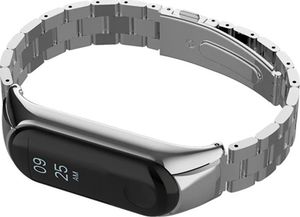 Alogy Bransoletka Alogy Stainless steel do Xiaomi Mi Band 3/4 bransoleta srebrna 4
