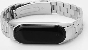 Alogy Bransoletka Alogy Stainless steel do Xiaomi Mi Band 3/4 bransoleta srebrna 7
