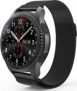 4kom.pl Bransoleta Milanese Gear S3 / watch 46mm czarny 1