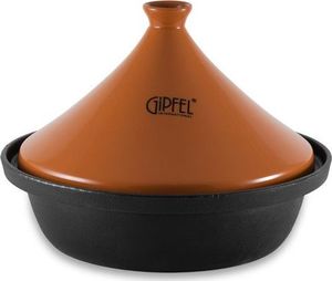 Gipfel Gipfel tagine żeliwny 32 cm z pokrywą ceramiczną pomarańczowy 1