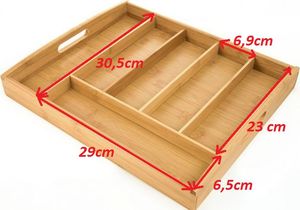Kesper Wkład do szuflady na sztućce 32-38cm 4
