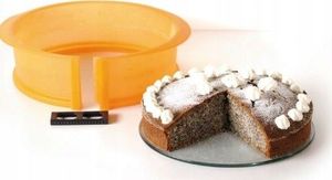 Orion Forma silikonowa ze szklanym dnem 23cm tortownica uniwersalny 3