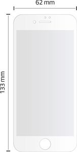 Hofi Glass SZKŁO HYBRYDOWE HOFI ULTRAFLEX GLASS IPHONE 7/8/9 WHITE 6