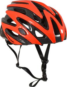 Dunlop Kask rowerowy regulowany czerwony Led r. M 1