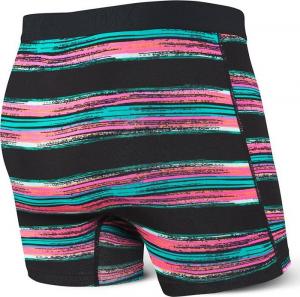 SAXX Bokserki męskie Vibe Boxer Brief Black Pulled Stripe r. M 2
