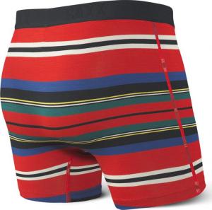 SAXX Bokserki męskie Vibe Boxer Brief Red Tartan Stripe r. XL 2