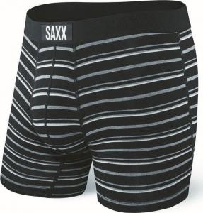 SAXX Bokserki męskie Vibe Boxer Brief Black Coast Stripe r. S 1