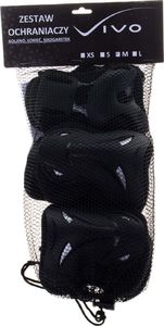 Vivo Ochraniacze na łyżworolki Vivo SR PW-700 czarne M 2