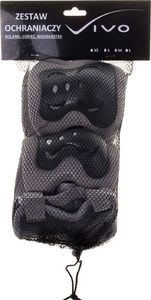 Vivo Ochraniacze na łyżworolki Vivo JR-520 srebrne M 2