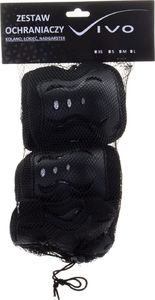 Vivo Ochraniacze na łyżworolki Vivo JR-500 czarne L 2