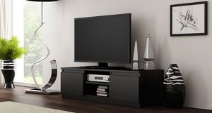 Elior Szafka RTV Verta 2X 120 cm - czarna 3