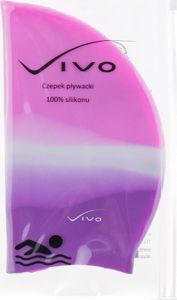 Vivo Czepek silikonowy Vivo B-1309 multikolor rózowo-fioletowy Uniwersalny 2