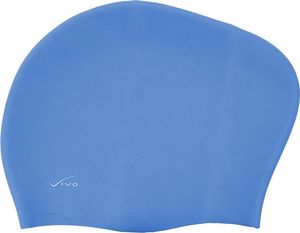 Vivo Czepek silikonowy Vivo B-1320 longhair niebieski Uniwersalny 2